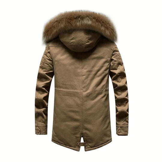 Alton | Warme heren parka jas met fleecevoering en capuchon