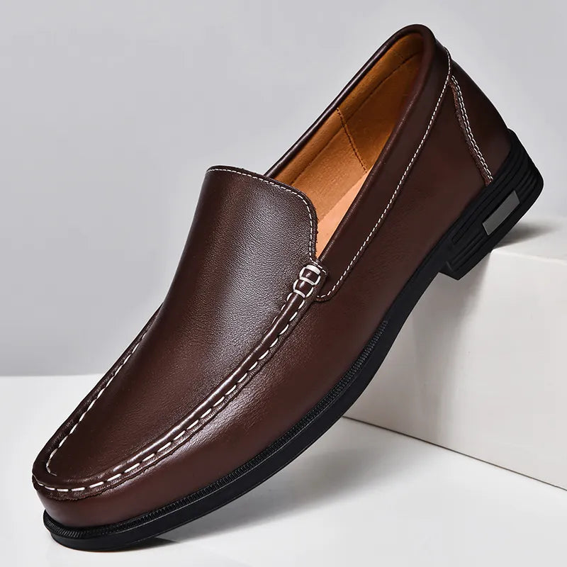 Alfonso | Tijdloze leren loafers voor stijl en comfort