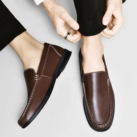 Alfonso | Tijdloze leren loafers voor stijl en comfort